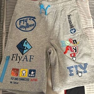 Born Fly Men Shorts Grey